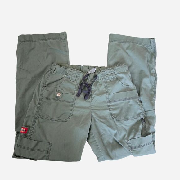 Women's Vintage Dickies Green Cargo Straight Fit Sk8r Outdoor Pants - Picture 1 of 6